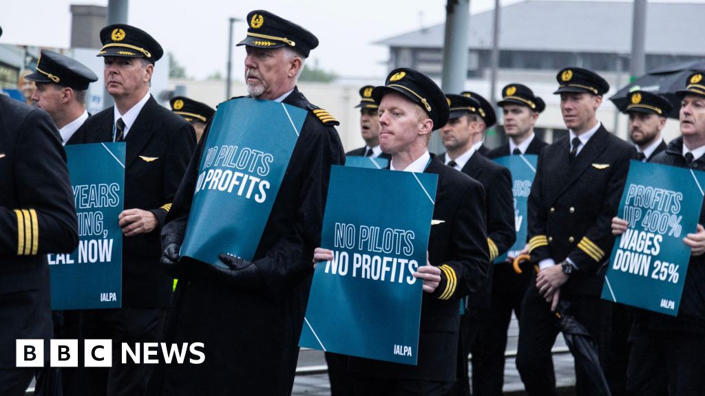 Aer Lingus strike: Pilots stage eight-hour stoppage