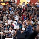 The Villages in Florida hosts golf cart rally for Kamala Harris