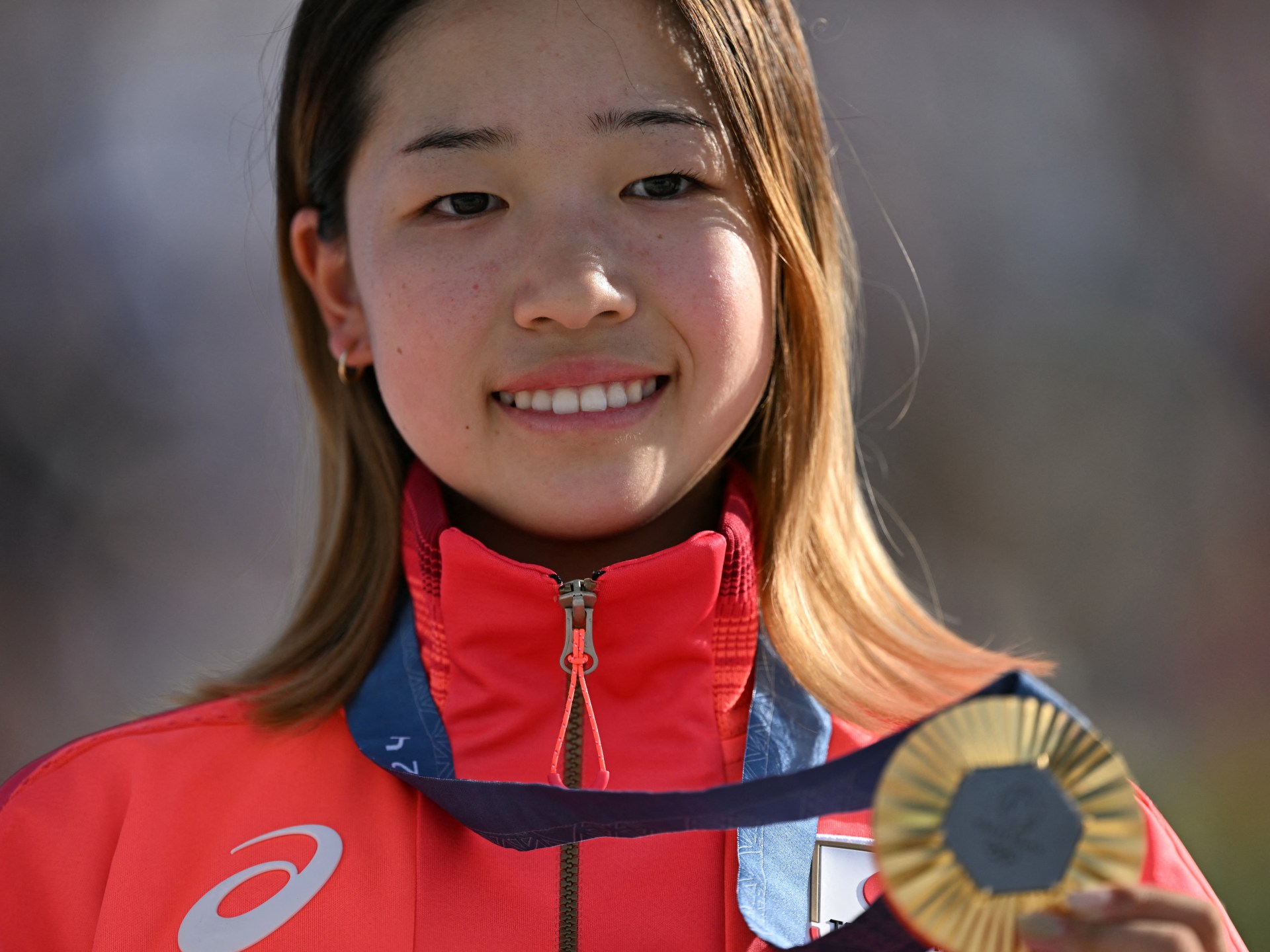 Japan’s Coco Yoshizawa, 14, wins street skateboard gold at Paris Olympics | Paris Olympics 2024 News