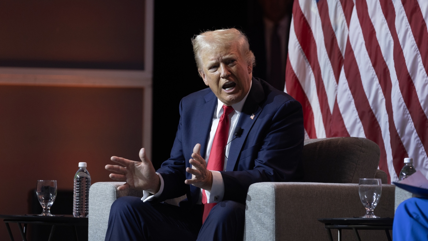 Trump interview at NABJ; Ilona Maher’s TikTok fame : NPR