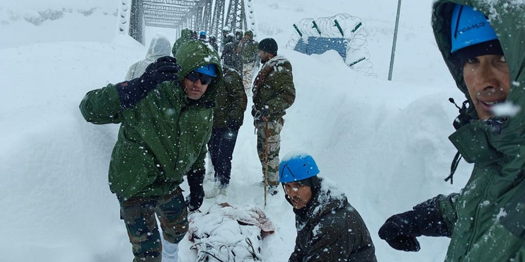 Dozens trapped, missing after avalanche in India