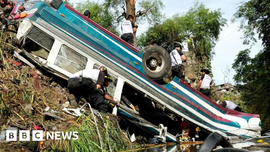 Guatemala police investigate bus crash which killed 55