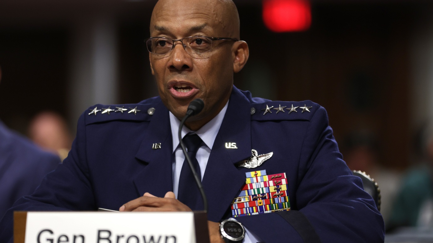 Trump fires chairman of the Joint Chiefs of Staff Gen. Charles Q. Brown Jr. : NPR