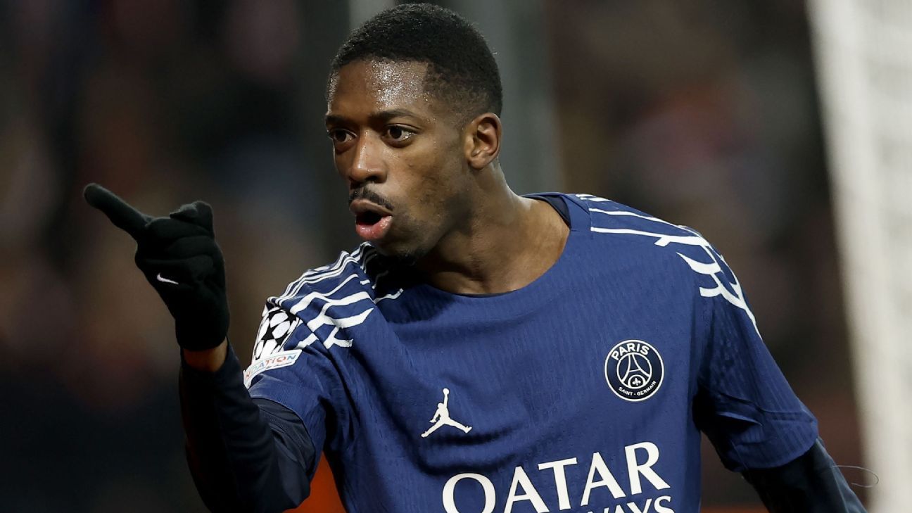 PSG’s Ousmane Dembélé passed fit for UCL return leg vs. Arsenal