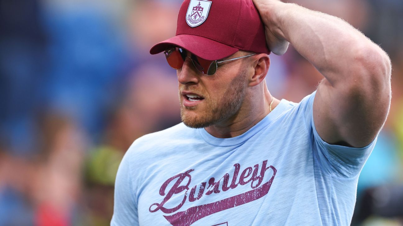 J.J. Watt to the Bengals? Burnley record edges NFL return closer