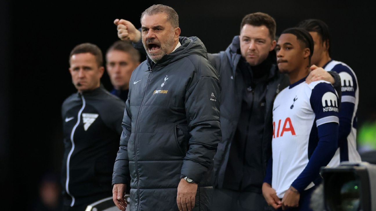 Ange Postecoglou rubbishes ‘hysteria’ around Tottenham Hotspur relegation talk