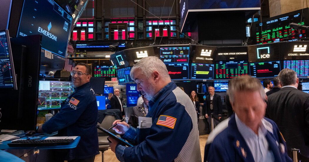 Wall Street’s Slide to Correction Resumes as Tariff Anxiety Persists