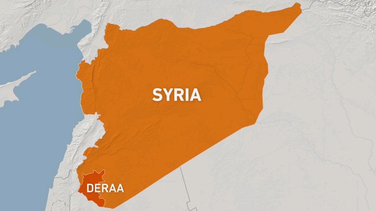 Two people killed in Israeli air strike on Deraa in southern Syria | Conflict News