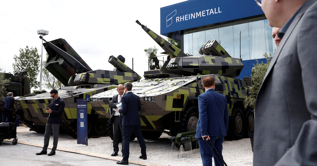 German Arms Maker Rheinmetall Has Record Sales in ‘Era of Rearmament’