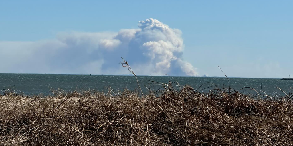 Series of brush fires break out on Long Island