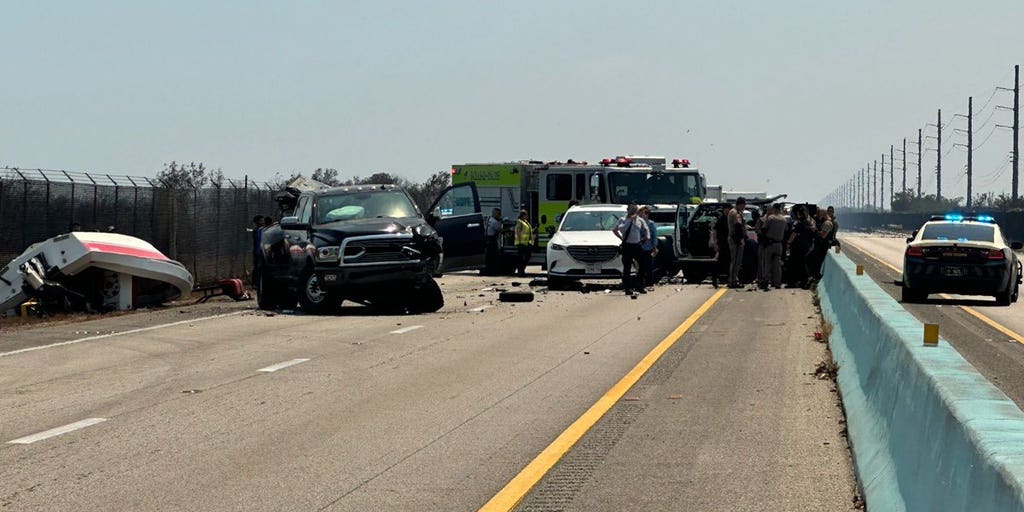 Traffic crash serves as reminder to drivers to stay away from Florida fires