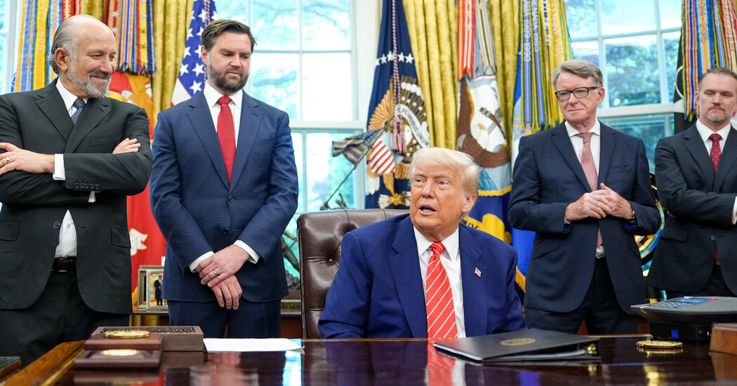 U.S. and Britain Hail Trade Agreement but Leave Details to Be Settled