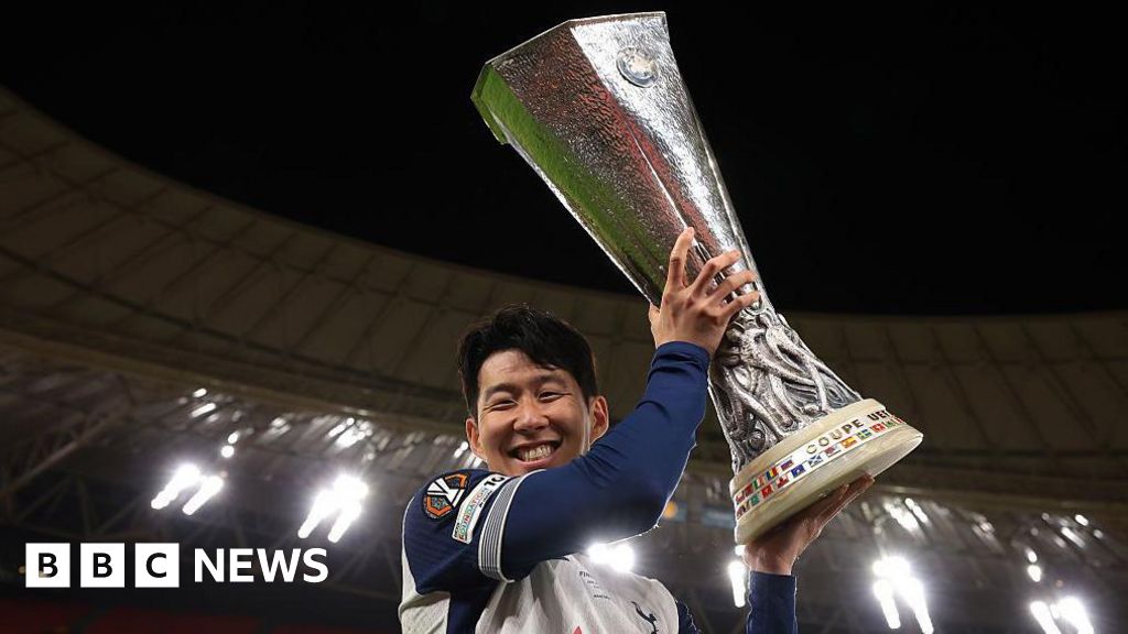 South Korea cheers Son Heung-min after Europa League win
