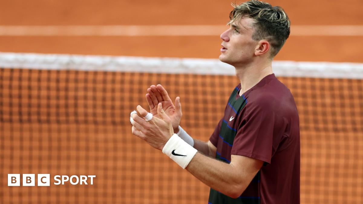 French Open 2025: Jack Draper beats Mattia Bellucci for first Roland Garros win of his career