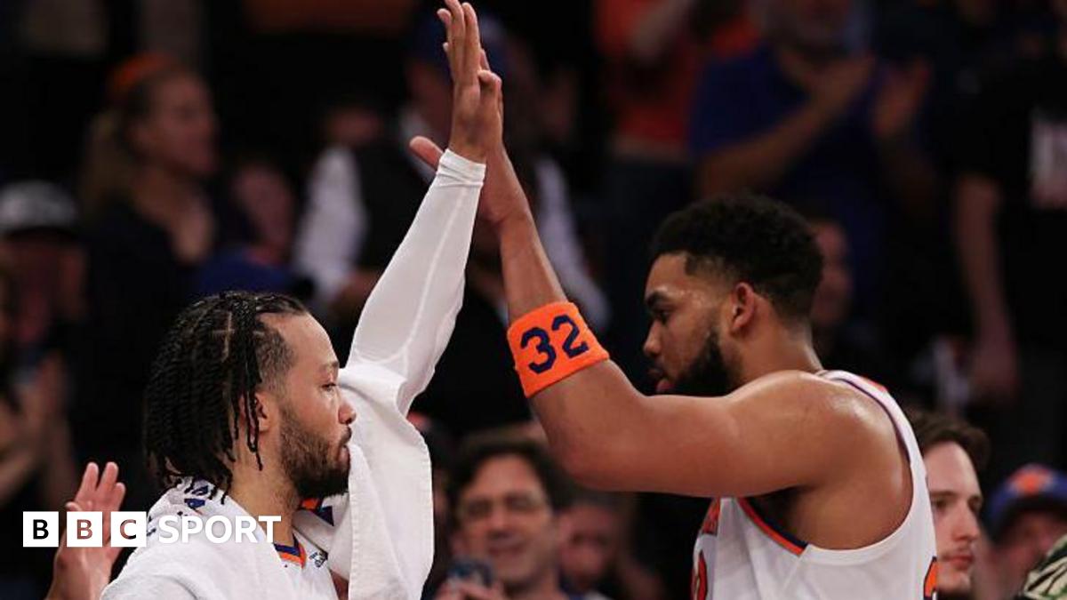NBA play-offs: New York Knicks eliminate defending champions Boston Celtics