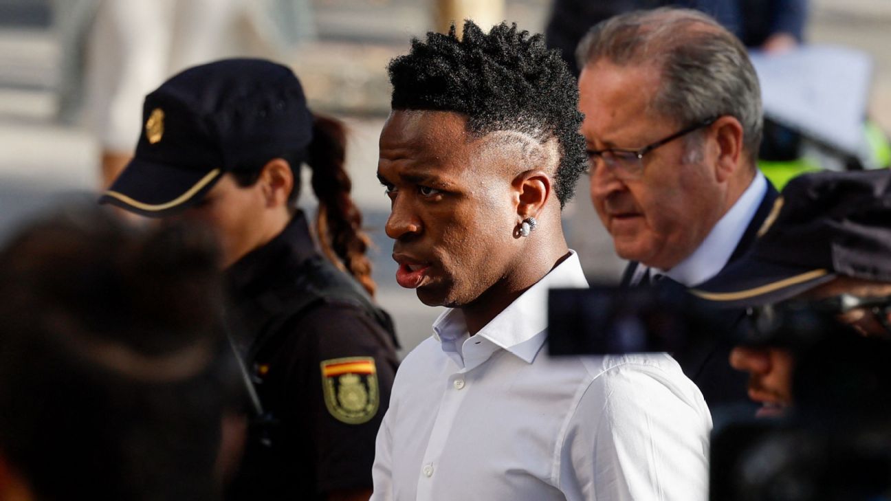 Valladolid fans found guilty of hate crime for Vinícius insults