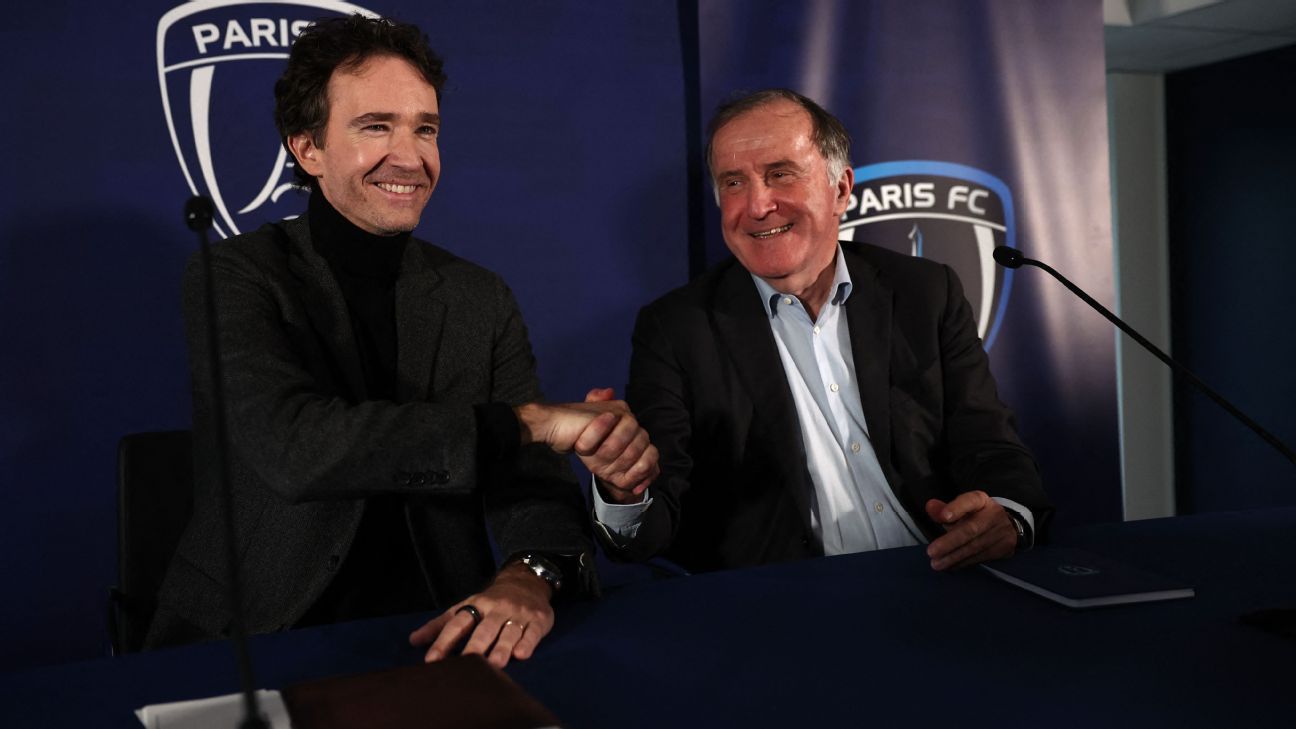 Paris FC join PSG in Ligue 1 for 1st time since 1979