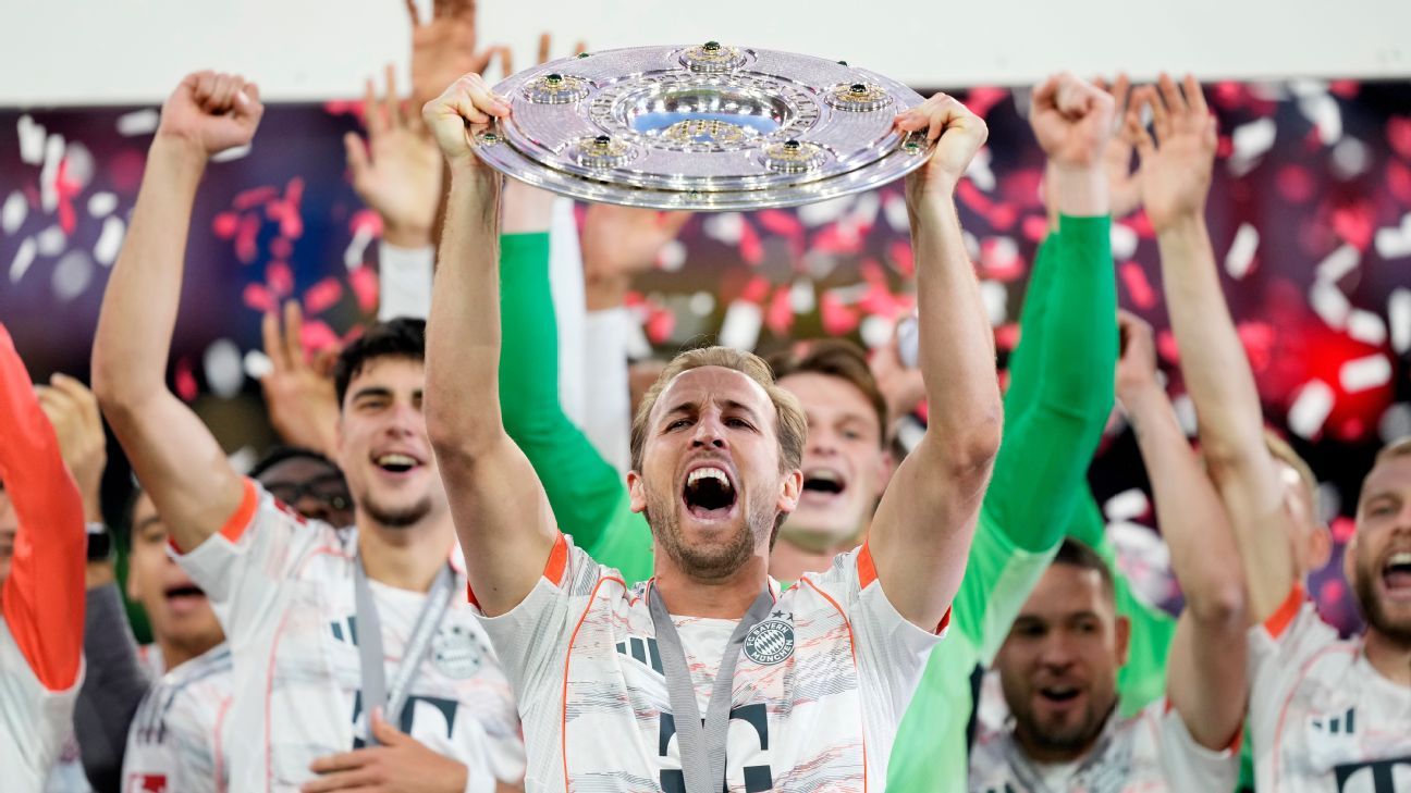 Harry Kane on Bundesliga trophy lift: Never felt cursed, it’s life