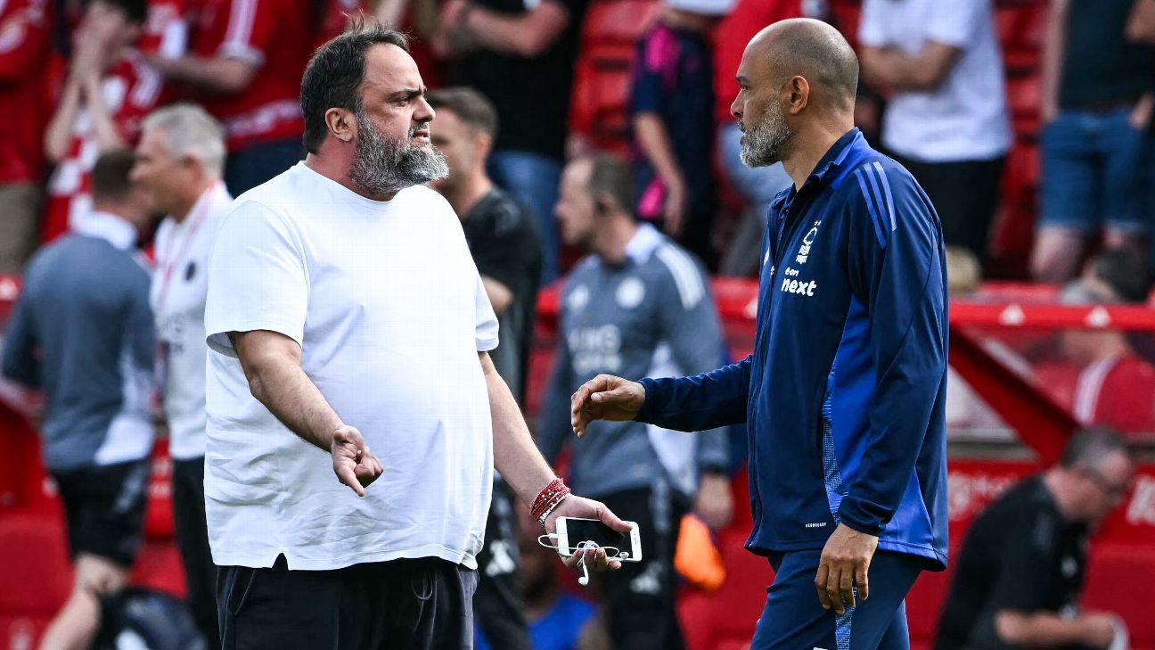 Nottingham Forest Marinakis stormed onto pitch due to Awoniyi injury