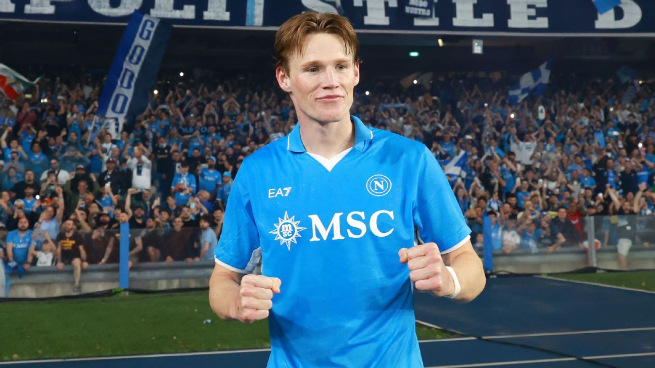 Napoli hero Scott McTominay wins Serie A MVP award