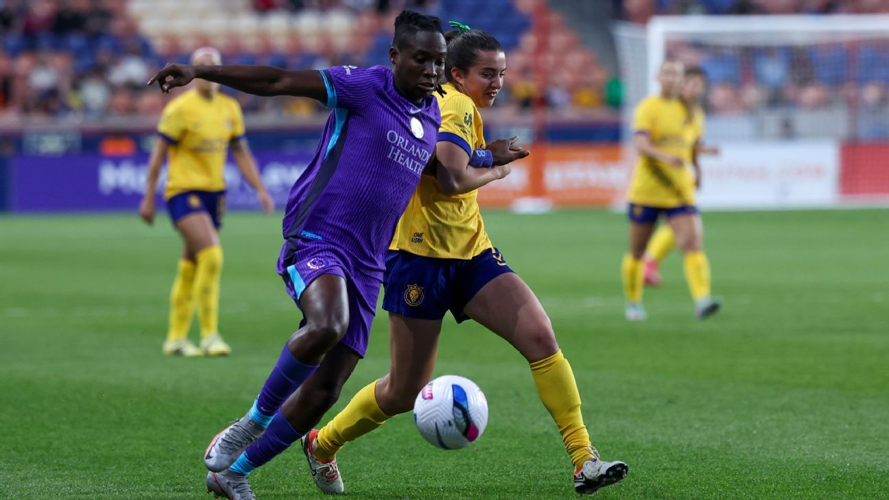 Barbra Banda’s record-breaking hat trick powers Orlando to victory over Utah