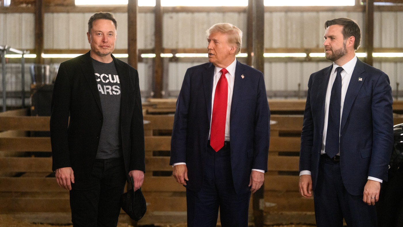 Vance voices loyalty to Trump but says he ‘understands’ Musk’s frustration : NPR