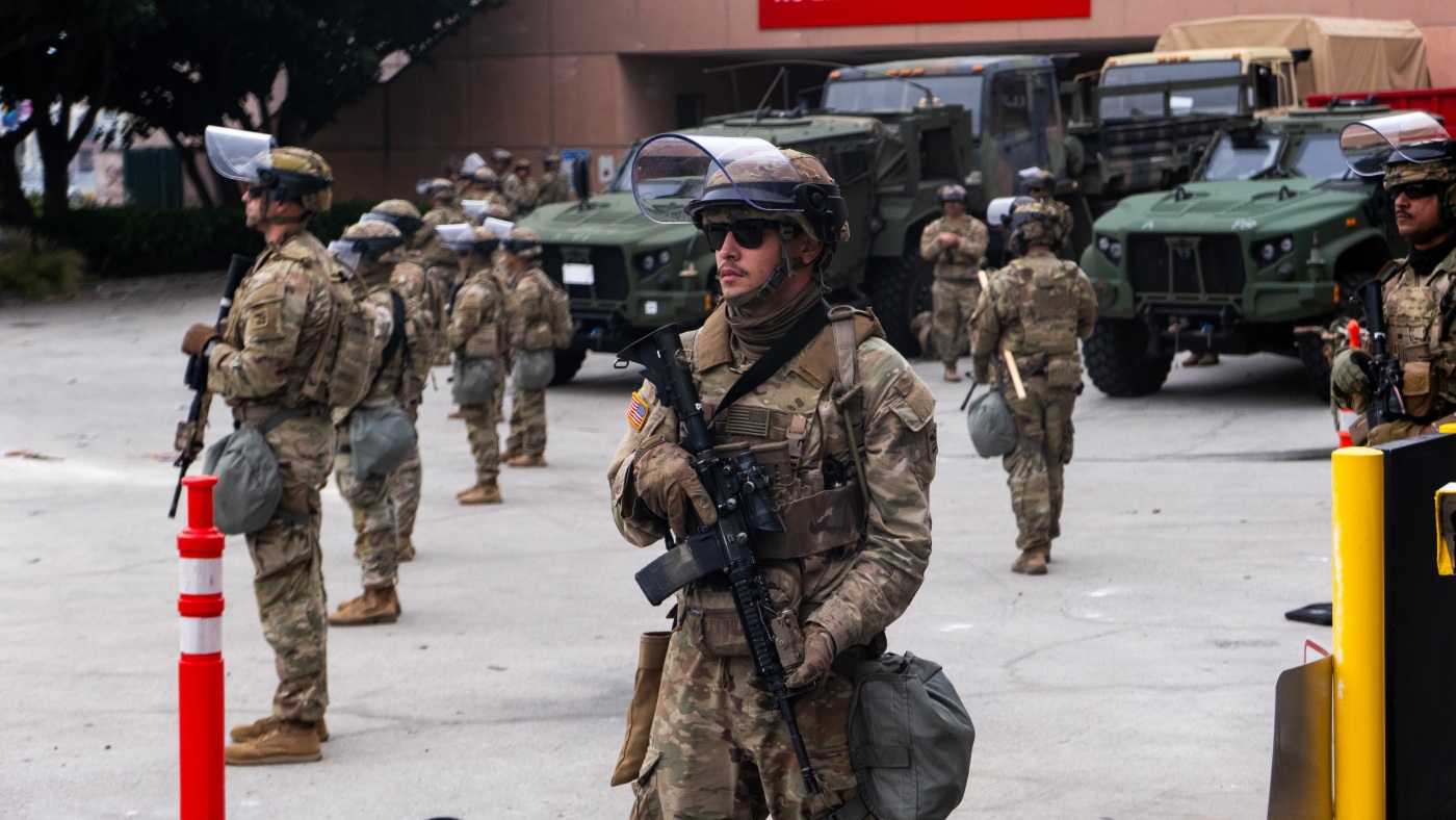 Rep. Adam Smith condemns Trump’s LA troop deployment : NPR