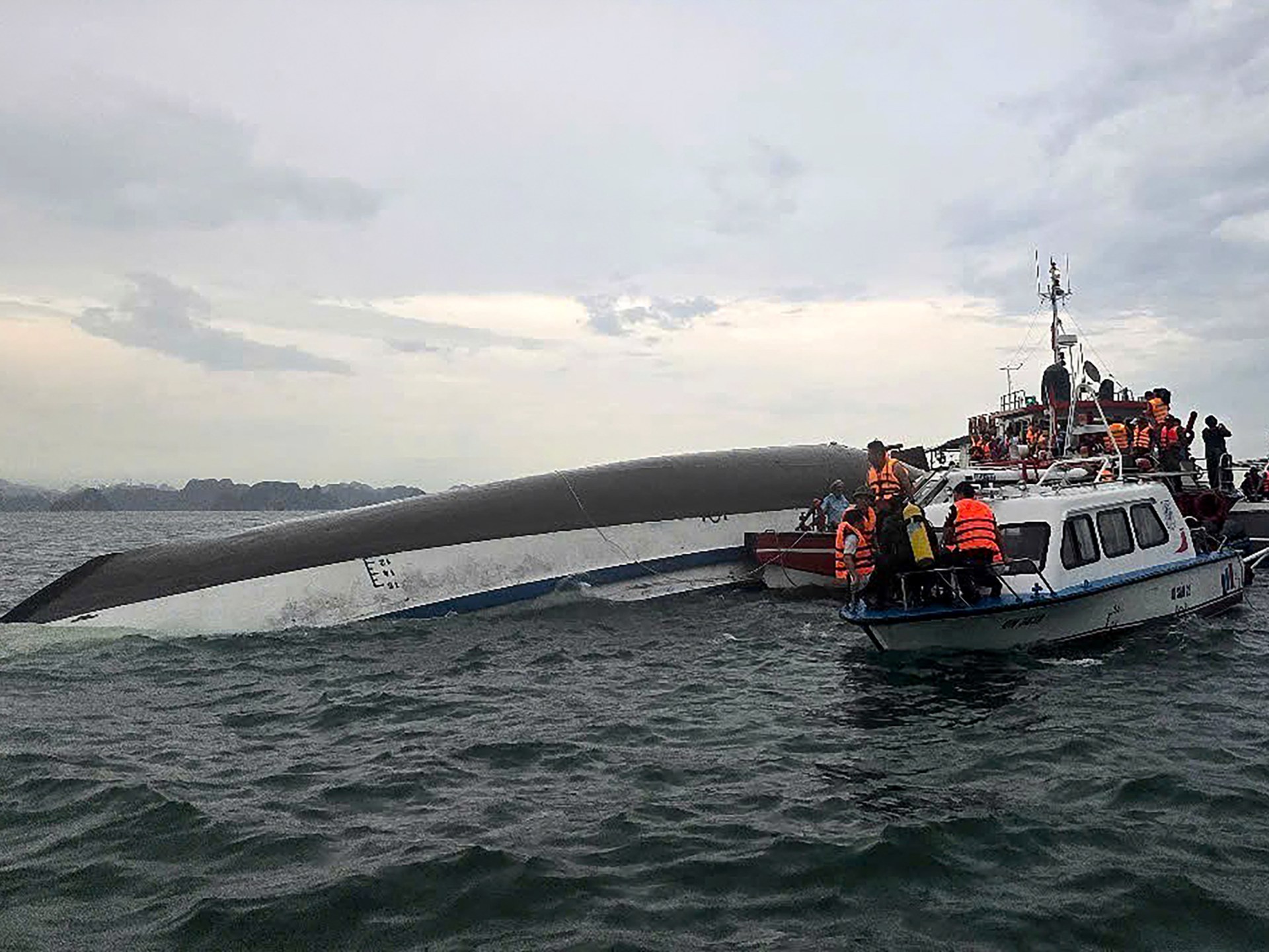 Dozens dead after tourist boat capsizes in Vietnam’s Halong Bay | Climate News