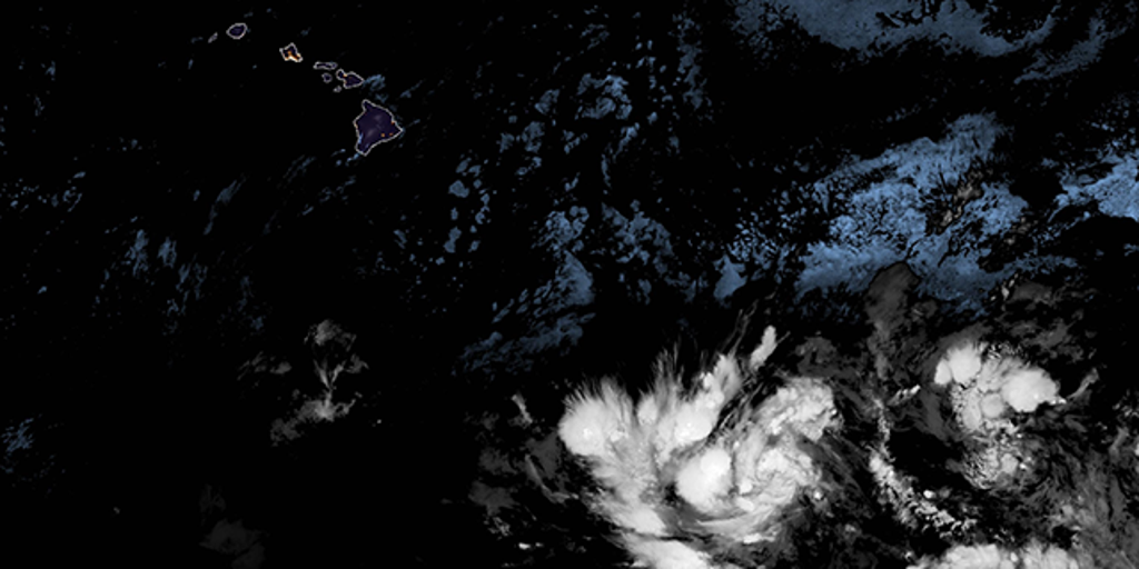Tropical Depression 1-C southeast of Hawaii likely to become tropical storm