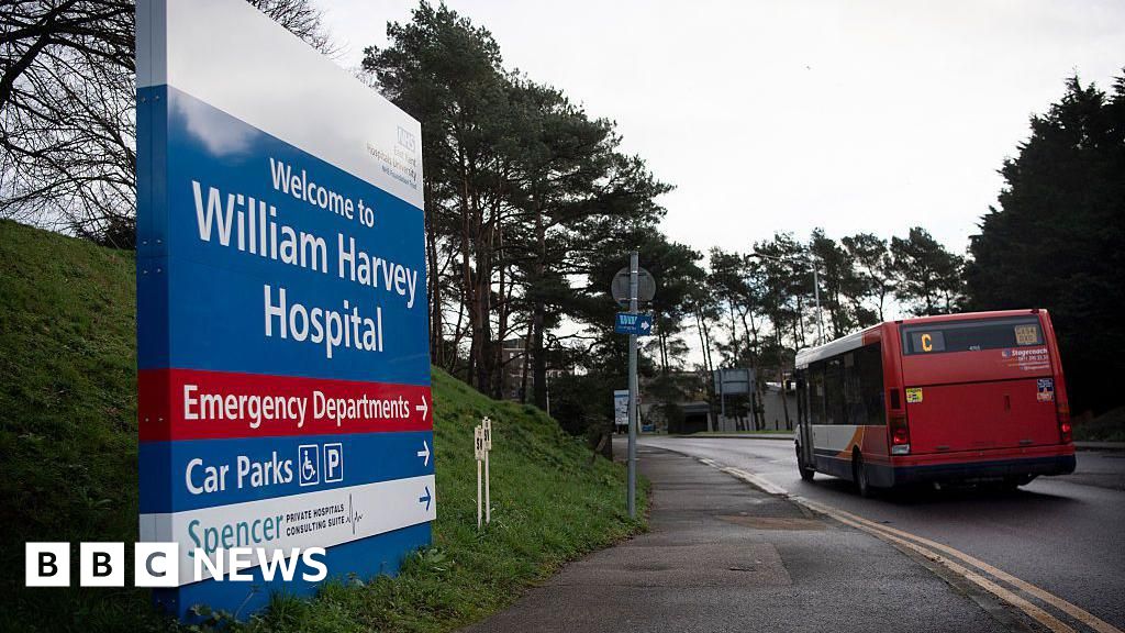 William Harvey Hospital in Kent sorry for using cafe as A&E ward
