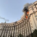 Zelensky condemns ‘ruthless attack’ after Russia hits main government building in Kyiv
