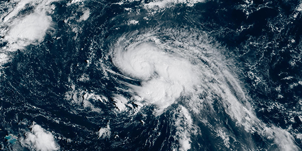 Gabrielle strengthens into hurricane over central Atlantic
