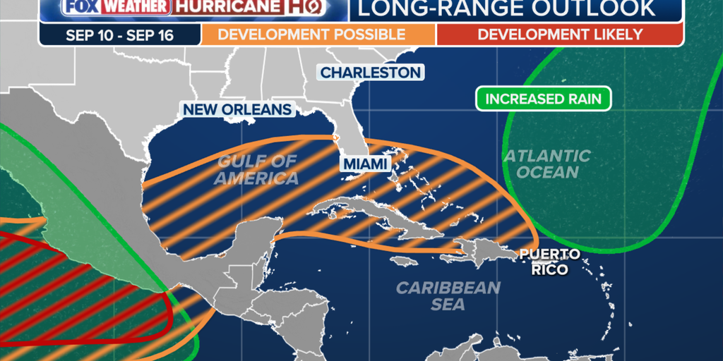 Gulf tropics show signs of life leading into mid-September