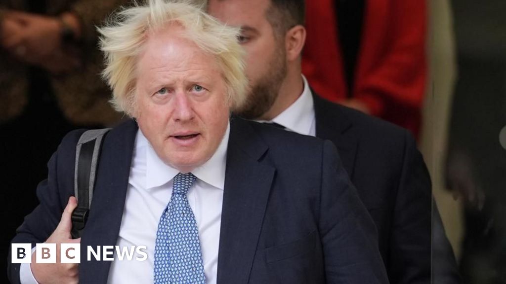 Boris Johnson left Covid Inquiry in a hurry